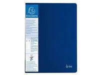 Demobok EXACOMPTA 40 fickor blå Primmeshiper