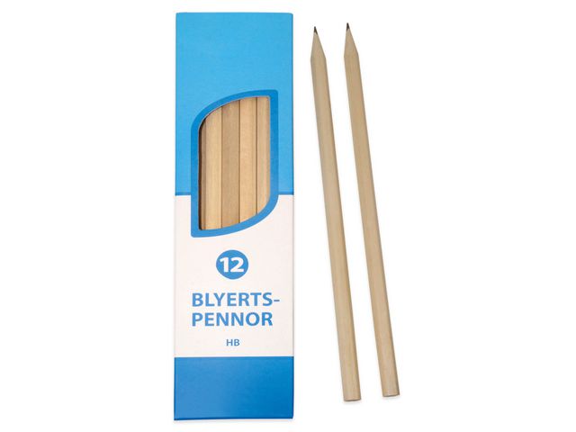 Blyertspenna opolerad HB 12/fp - Primmeshiper