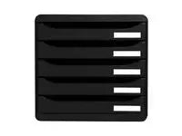 Blankettbox BIGBOX PLUS 5 lådor svart - Primmeshiper