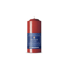 Candle LILJEHOLMENS 12cm Red