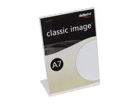 Informationsställ akryl A7 lutande - Primmeshiper