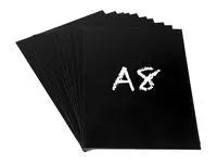 Griffelplast A8 svart 10/fp - Primmeshiper