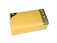 Servett 1-lags 33x33cm gul 500/fp - Primmeshiper