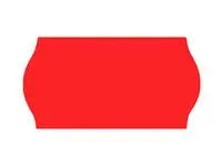 Prisetikett 22x12mm G1 röd 10500/fp Primmeshiper