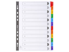 Kartongregister EXACOMPTA 1-12 multifärg - Primmeshiper