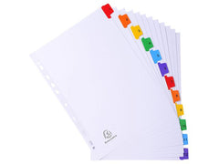 Kartongregister EXACOMPTA 1-12 multifärg - Primmeshiper