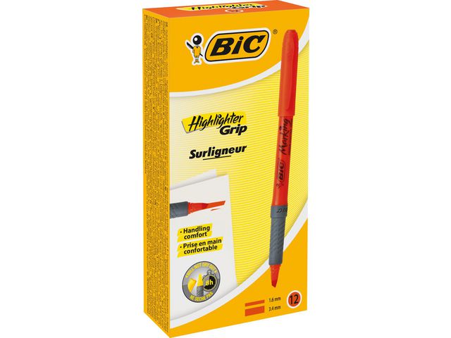 Överstrykningspenna BIC Grip Orange - Primmeshiper
