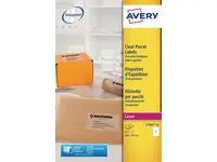 Etikett AVERY transp 210x297 25/fp - Primmeshiper