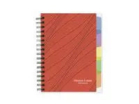 Ant.bok A5 70g 150 blad med 5 avdelare - Primmeshiper