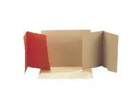 Mapp 1-klaff A4 brun - Primmeshiper