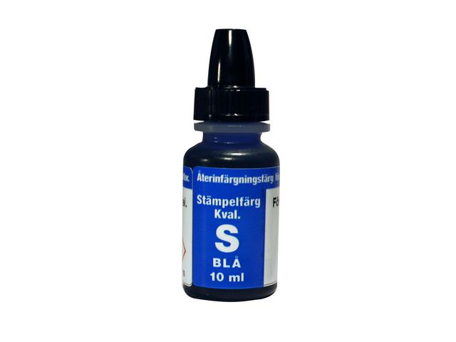 Stämpelfärg självfärgande 10ml blå - Primmeshiper