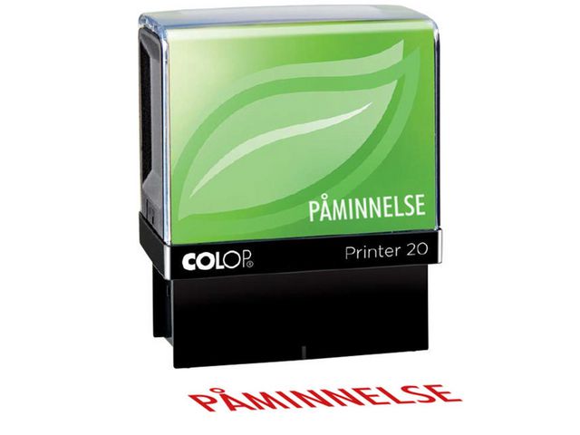 Stämpel standardtext PÅMINNELSE - Primmeshiper