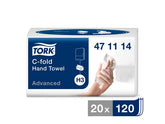 Handduk TORK Adv H3 2-lag vit 2400/fp - Primmeshiper