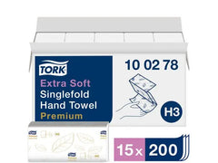 Handduk TORK Pre H3 2-lag vit 3000/fp - Primmeshiper