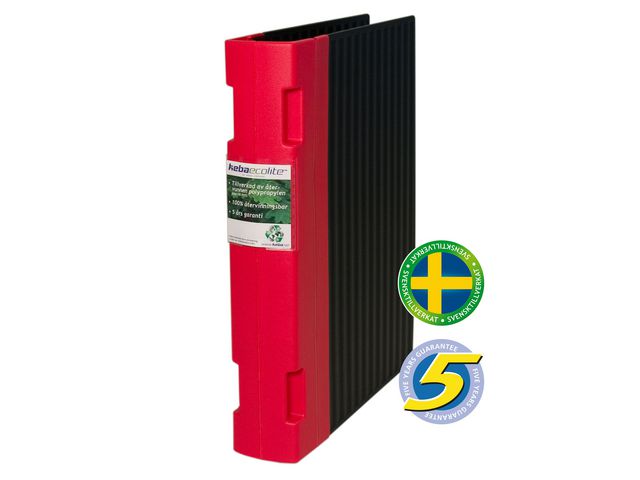 Gaffelpärm KEBAecolite A4 55mm röd - Primmeshiper