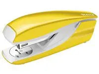 Häftapparat LEITZ WOW 5502 30ark gul Primmeshiper