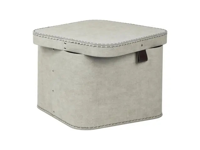 Förvaringsbox m.lock kartong linne 2/fp - Primmeshiper