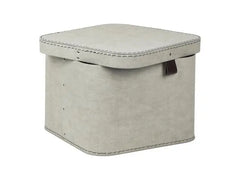 Förvaringsbox m.lock kartong linne 2/fp - Primmeshiper