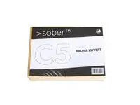 Kuvert Brun C5 80g FH 500/fp - Primmeshiper