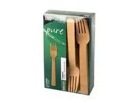 Bestick Gaffel PURE Bambu 16,5cm 50/fp - Primmeshiper