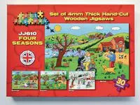 Pussel 4 årstider 4 olika pussel - Primmeshiper