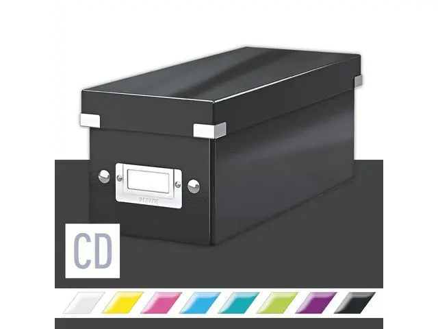 Förvaringslåda CD ClicknStore svart - Primmeshiper