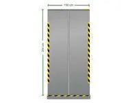 Skyddsskärm roll-up 100x200cm - Primmeshiper