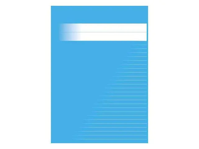 Skrivhäfte A4 linjerat 8,5mm mellanblå - Primmeshiper