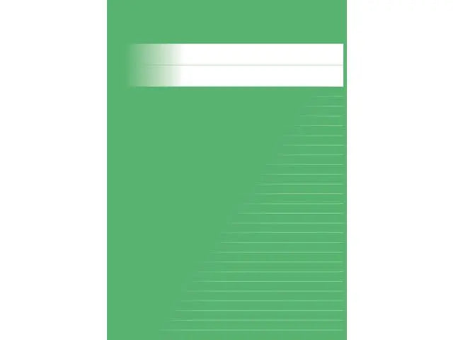 Skrivhäfte A4 olinj/linj 8,5mm grön - Primmeshiper