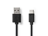 Kabel NEDIS USB-A-USB-C 2m svart - Primmeshiper