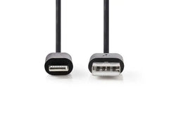 Kabel NEDIS Lightning - USB A 1m svart - Primmeshiper