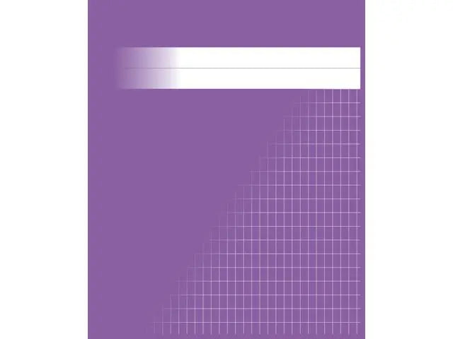 Räknehäfte 17x21cm rutat 5x8mm lila - Primmeshiper