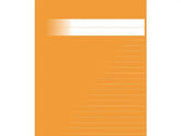 Skrivhäfte 17x21cm linj. 8,5mm orange - Primmeshiper