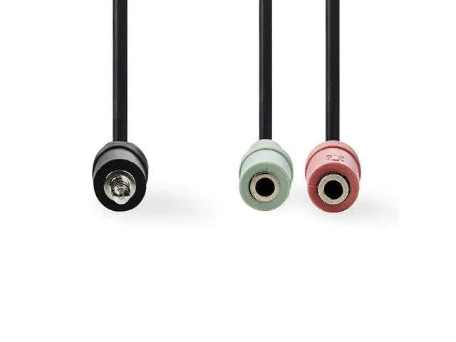 Adapter NEDIS 2x3,5mm ho 3,5mm ha sva - Primmeshiper
