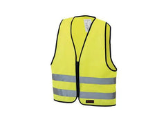 Reflexväst med dragkedja Vuxen-L gul - Primmeshiper