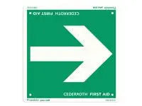 Skylt CEDERROTH riktningspil - Primmeshiper