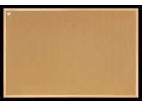 Anslagstavla väv m/träram 120x60cm - Primmeshiper