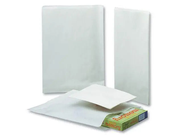 Påse plan 140x175mm 0,25kg vit 1000/fp - Primmeshiper