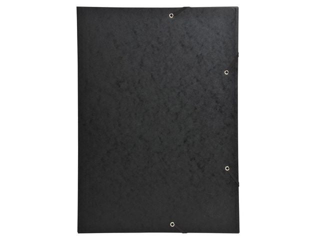 Gummibandsmapp 3-klaff A3 600g svart - Primmeshiper