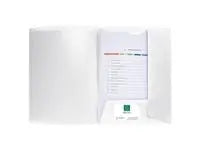 Projektmapp EXACOMPTA PP A4 vit Primmeshiper