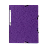 Gummibandsmapp EXACOMPTA 3-klaff A4 lila Primmeshiper