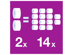 Toalettpapper TORK Pre T2 2-lag 12/fp - Primmeshiper
