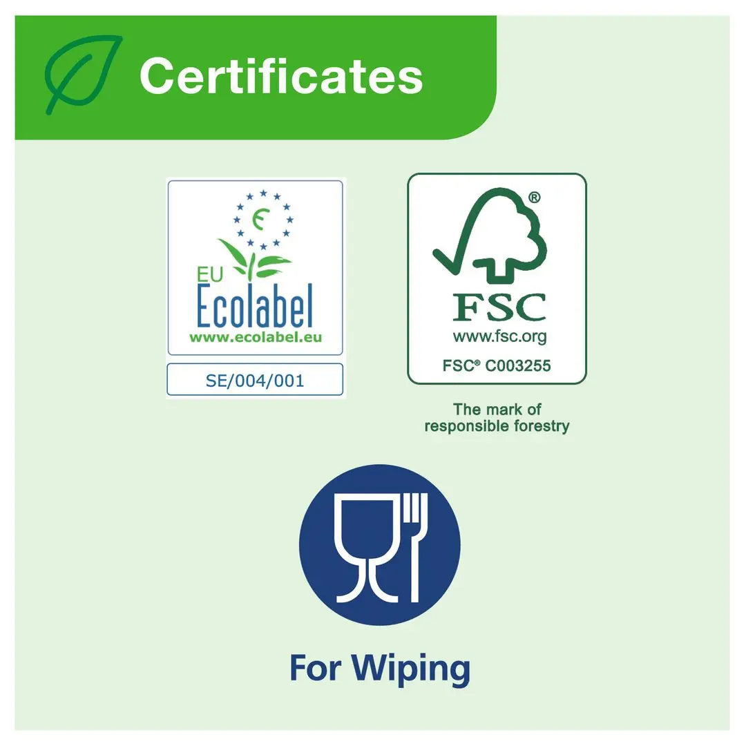 Servett TORK Pre N4 2-lag vit 1000/fp Primmeshiper