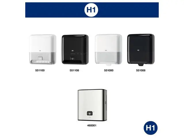 Handduk TORK Uni H1 1-lag vit 280m - Primmeshiper