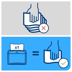 Servett TORK Pre N4 2-lag vit 1000/fp Primmeshiper