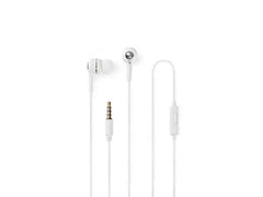 Hörlur+Mic NEDIS HPWD2020WT In-ear vit - Primmeshiper