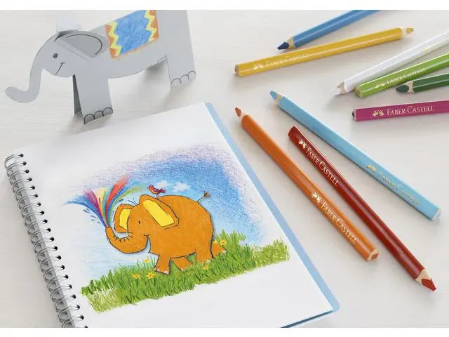 Färgpenna Jumbo trekant 12 färger/fp - Primmeshiper