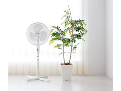 Stativfläkt NEDIS 40 cm 45W plast vit - Primmeshiper