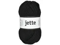 Ullgarn Jette 50g svart - Primmeshiper