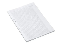 Provskrivningsblad A3 rutat 5x5mm 250/fp - Primmeshiper